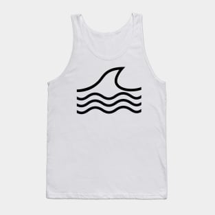 Mountain Wave Outline Travel And Explore The Nature Tank Top